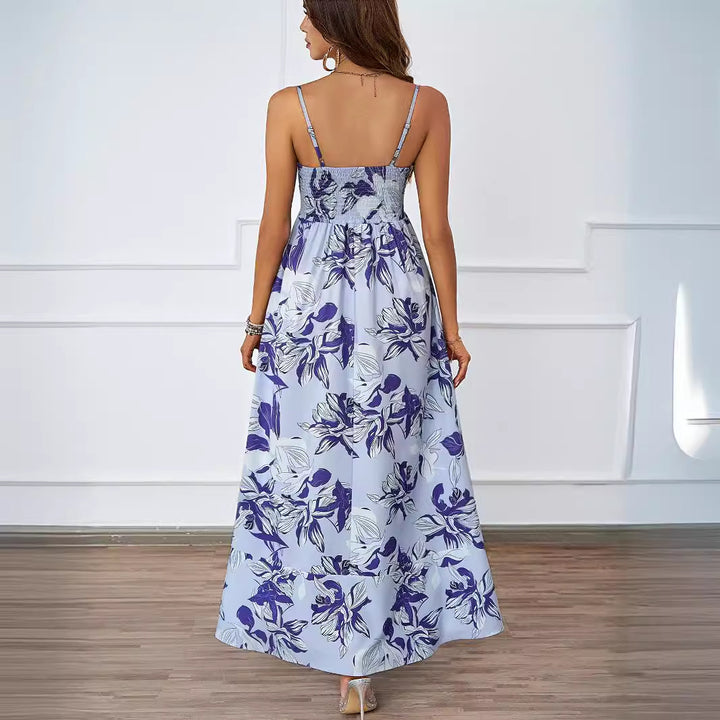 Robe maxi femme avec motif graphique Levoire