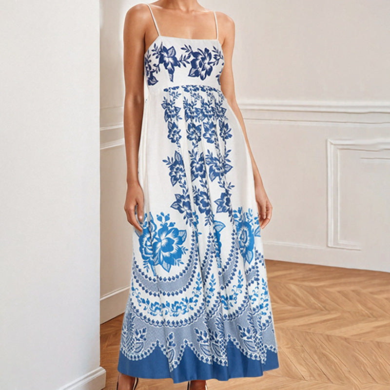 Robe maxi femme avec imprimé floral Levoire