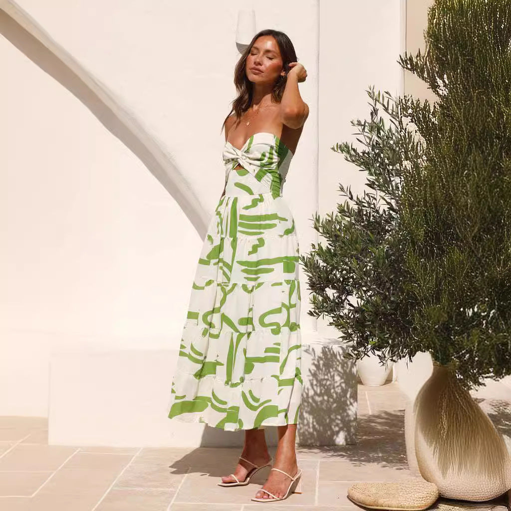 Robe maxi Femme avec drapés modernes et coupe décontractée Levoire
