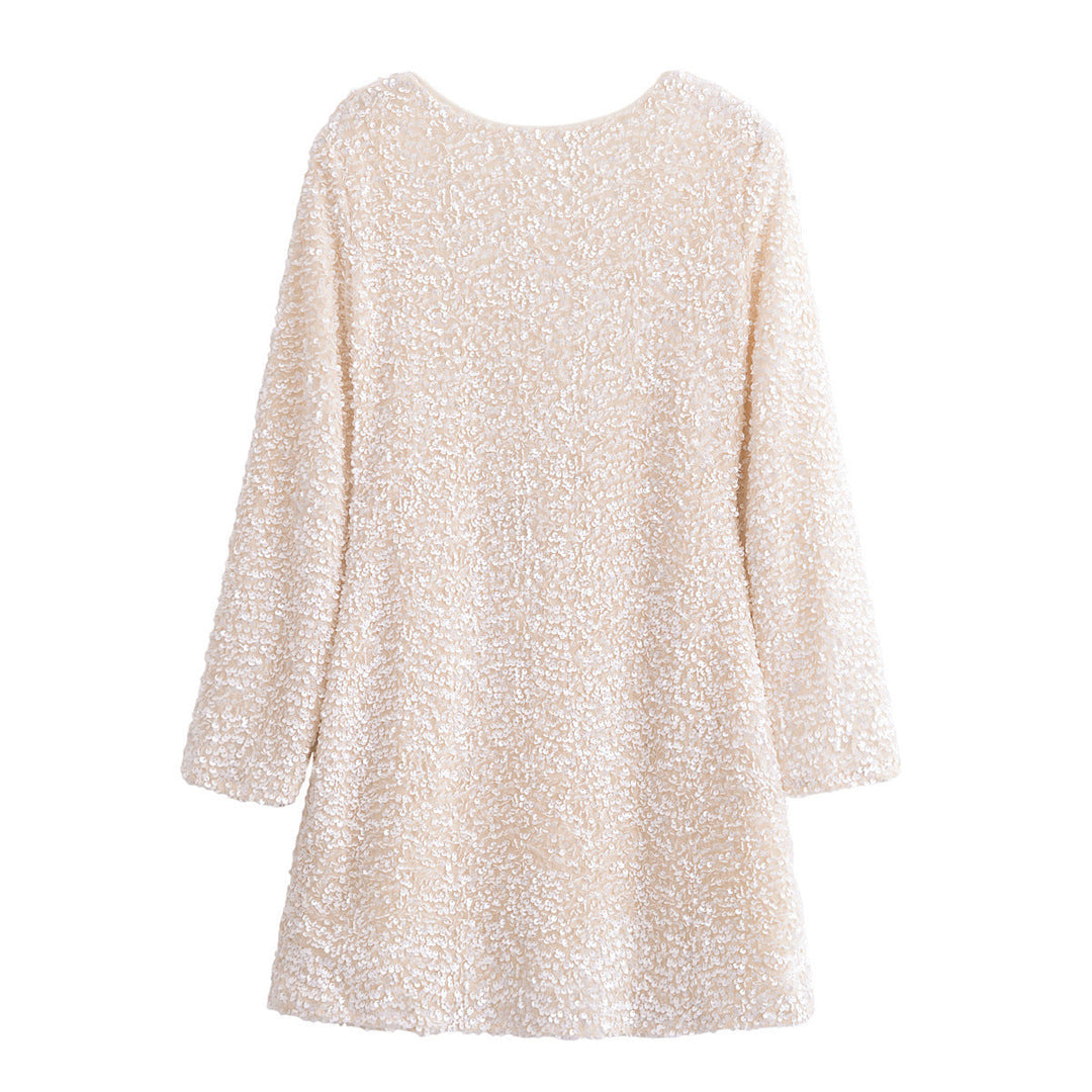 Levoire | Chic Mini Robe à Structure Dorsale Off-white