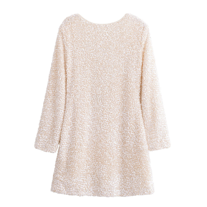 Levoire | Chic Mini Robe à Structure Dorsale Off-white
