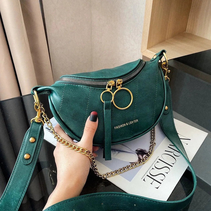 Levoire | Retro sac à bandoulière léger pour femmes adapté à la mode Vert