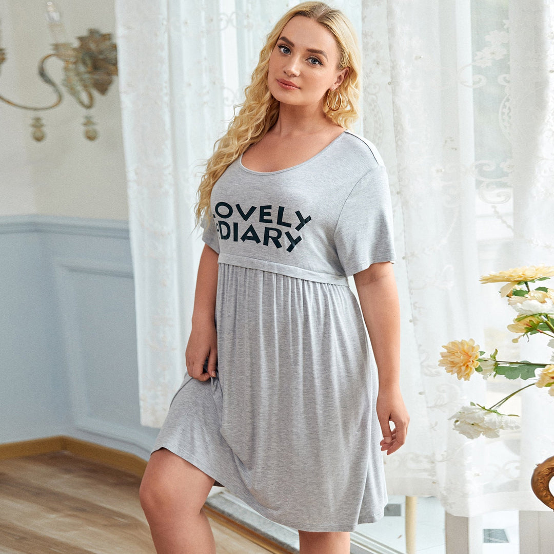 Levoire | Pyjama léopard à manches courtes plissé noué Set