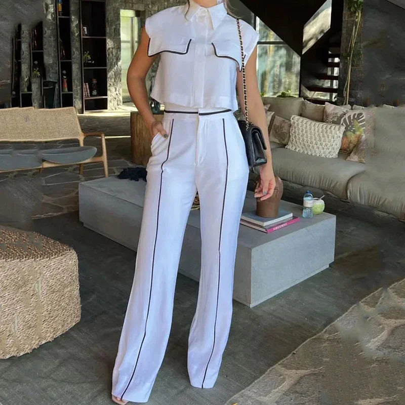 Levoire | Ensemble De Mode Élégant Blanc