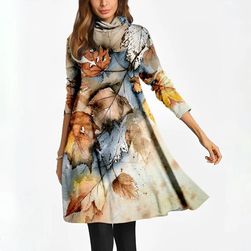 Levoire | Chic Fashion Col Roulé Robe Longue