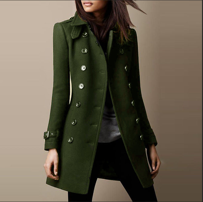 Levoire | Manteau Élégant Pour Femme Grün