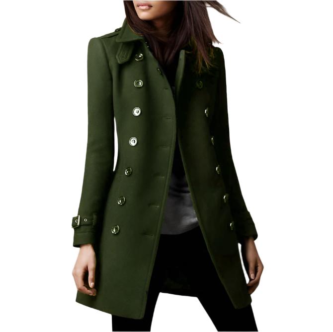 Levoire | Manteau Officiel Long Pour Femmes Vert