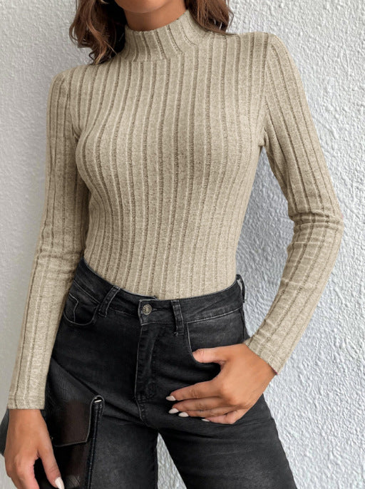 Levoire | Pull Rippé Col Bas Intemporel & Élégant