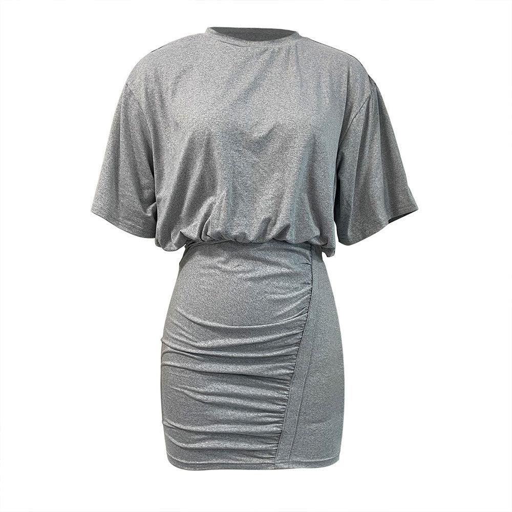 Robe courte femme avec détail volant et haut décontracté Levoire