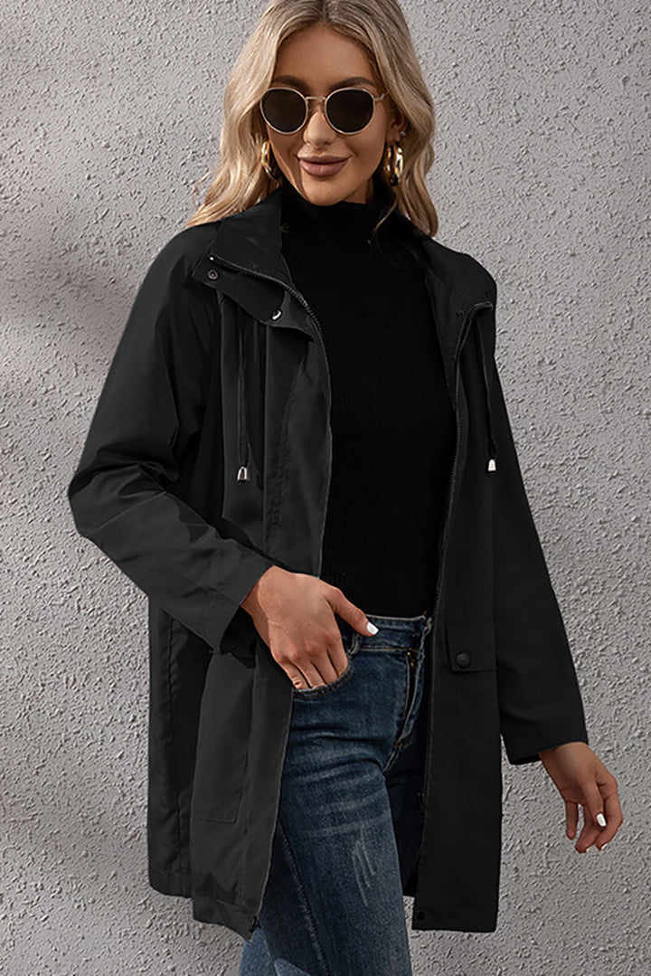 Levoire | Veste Coupe-Vent Urbaine Imperméable Avec Capuche
