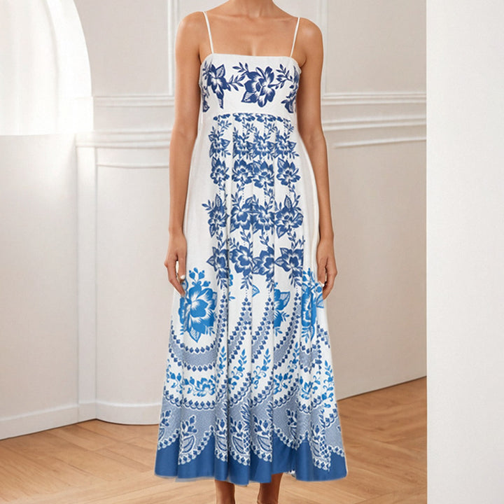 Robe maxi femme avec imprimé floral Levoire