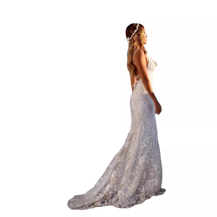 Levoire | Élégante robe blanche sans bretelles