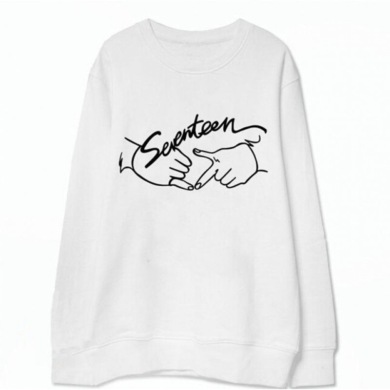 Sweat-shirt pour femmes avec design de manuscrit créatif Levoire