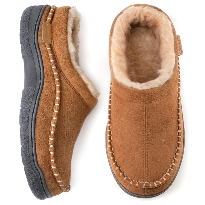 Levoire | Pantoufles Confortables Pour Hommes, Parfaites Pour La Maison Marron