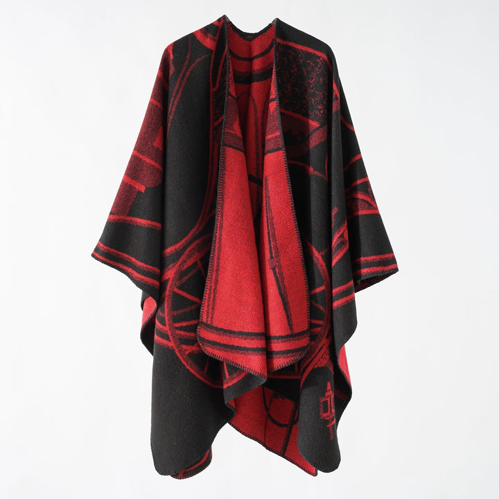 Levoire | Gilet Élégant En Tricot Pour Femmes | Chaud Rouge Einheitsgröße