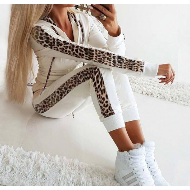 Ensemble de survêtement pour femmes dans un motif léopard tendance Levoire