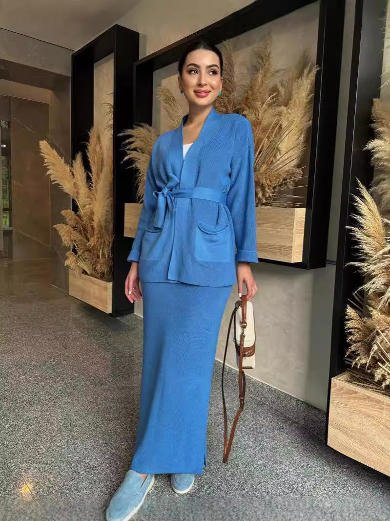 Robe crayon élégante pour femme avec veste blazer chic et poches pratiques Levoire
