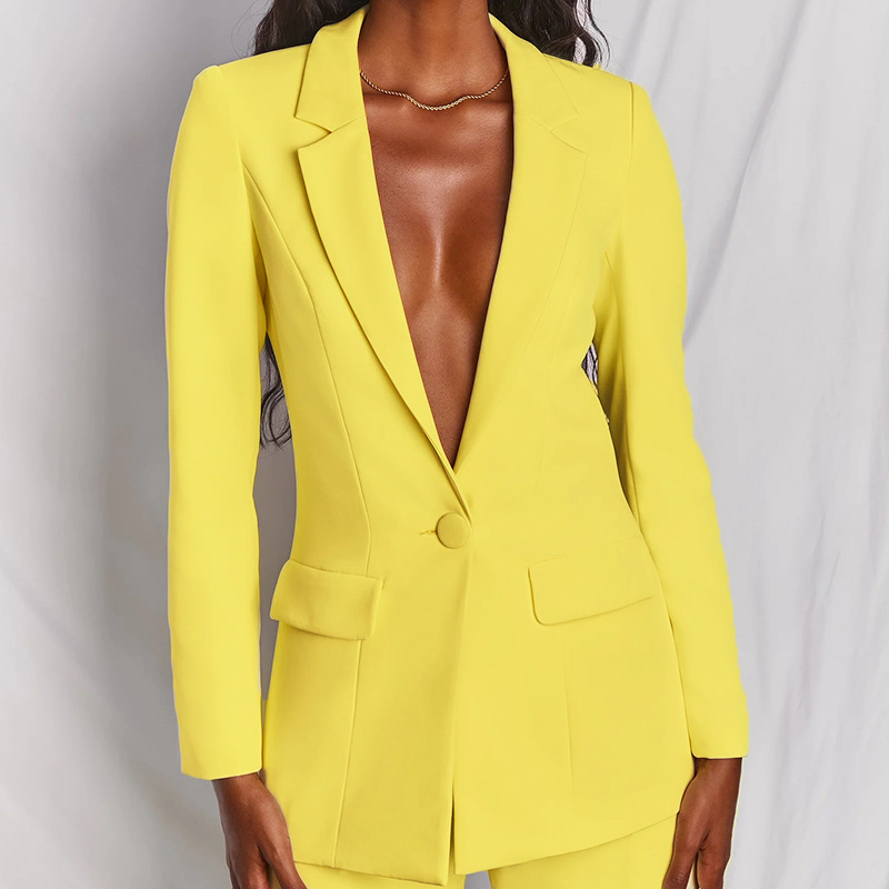 Levoire | Élégante combinaison femme Jaune