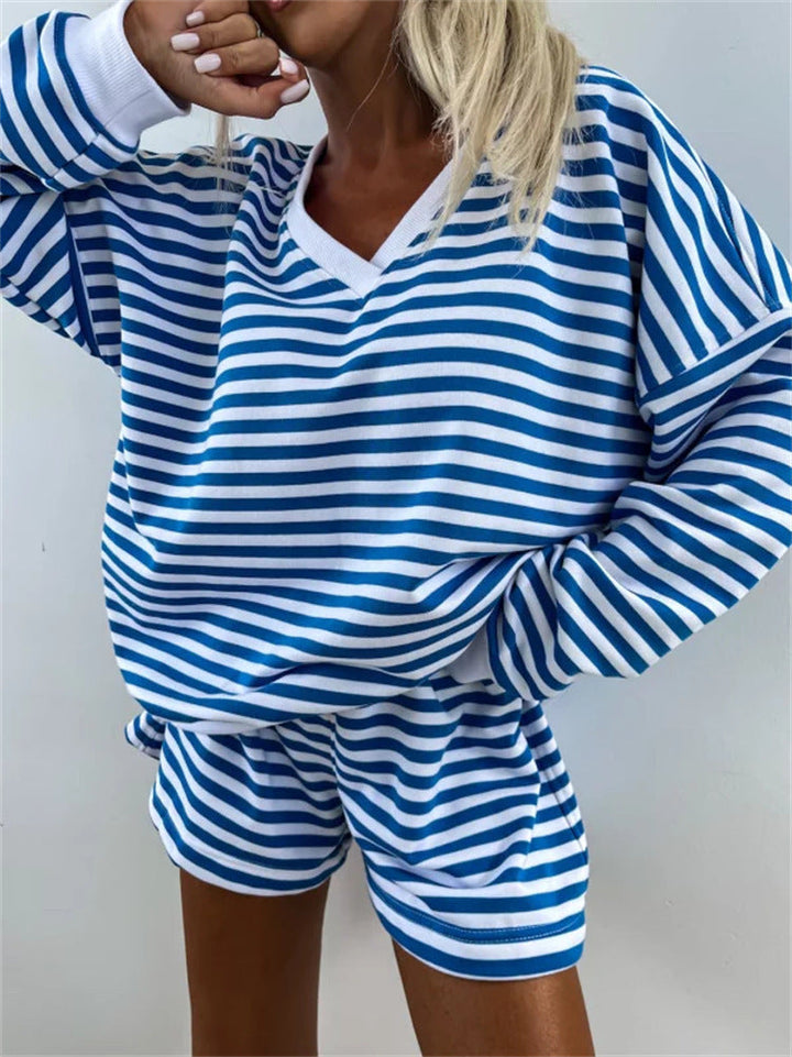 Levoire | Rento Coloré Top Short de Sport Set Bleu