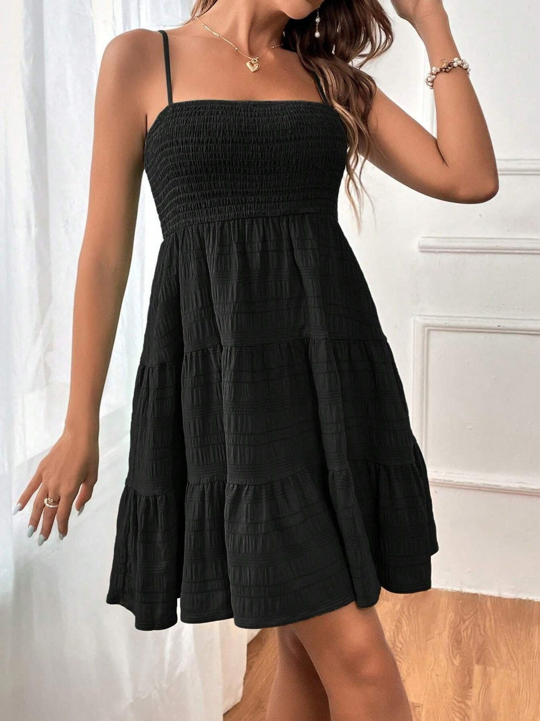 Levoire | Robe Plissée Pour Femmes Noir