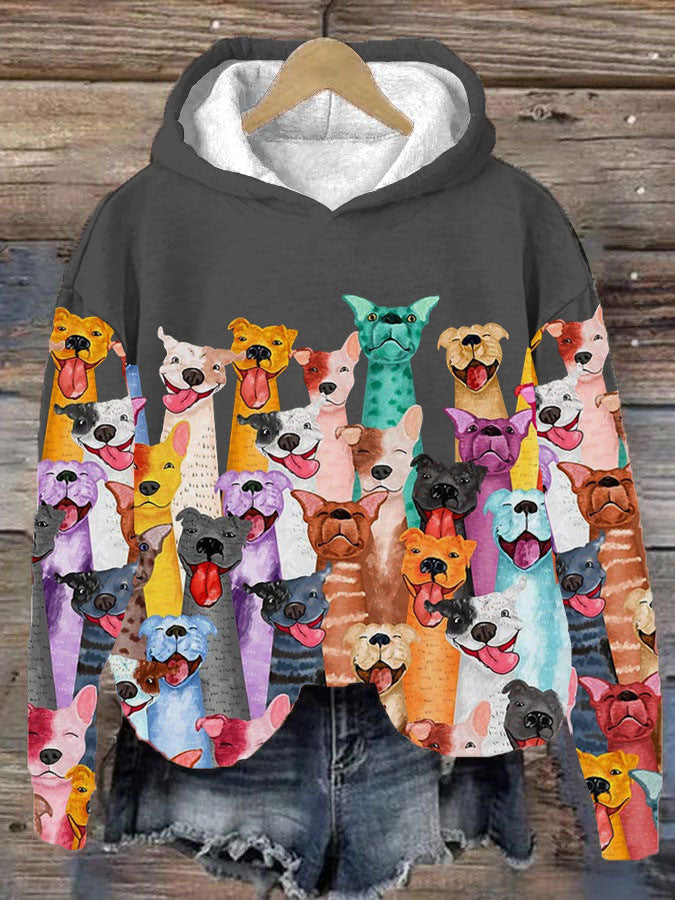 Levoire | Sweatshirt Avec Motif Animal Gris foncé