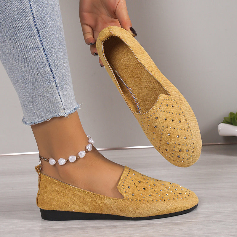 Levoire | Mules Plates Luxueuses Avec Détails En Cristal Pour Femmes