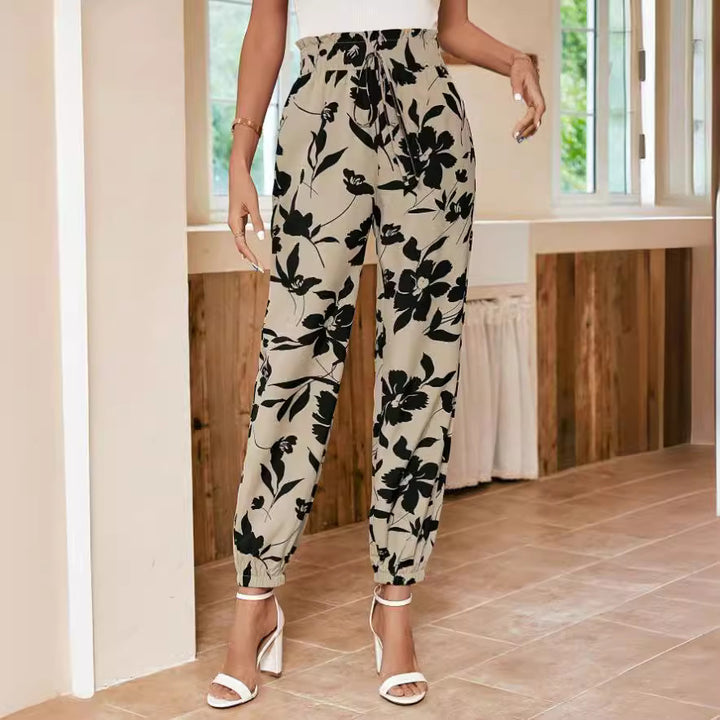 Pantalons floraux tendance pour femmes Levoire