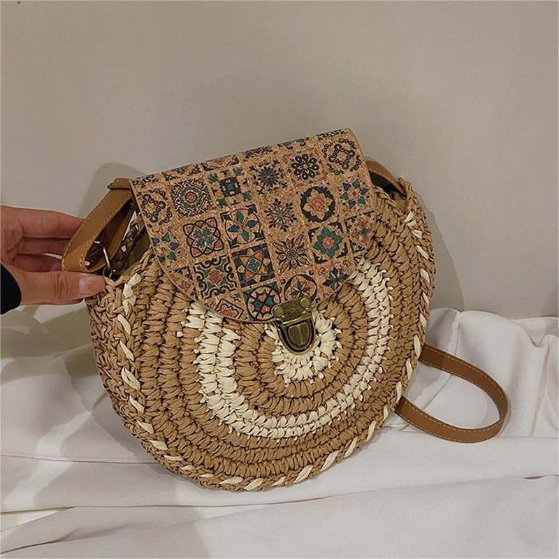 Levoire | En Paille Style Ethnique Marron