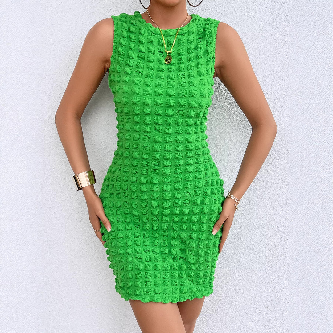 Robe mini moulante pour femmes avec design texturé Levoire