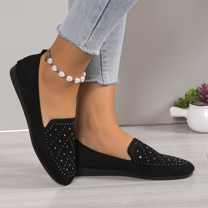 Levoire | Chaussures Décorées Avec Des Pierres Strass