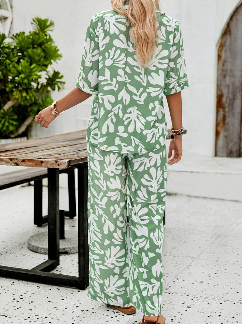Levoire | Ensemble De Chemise Imprimée Et Pantalons