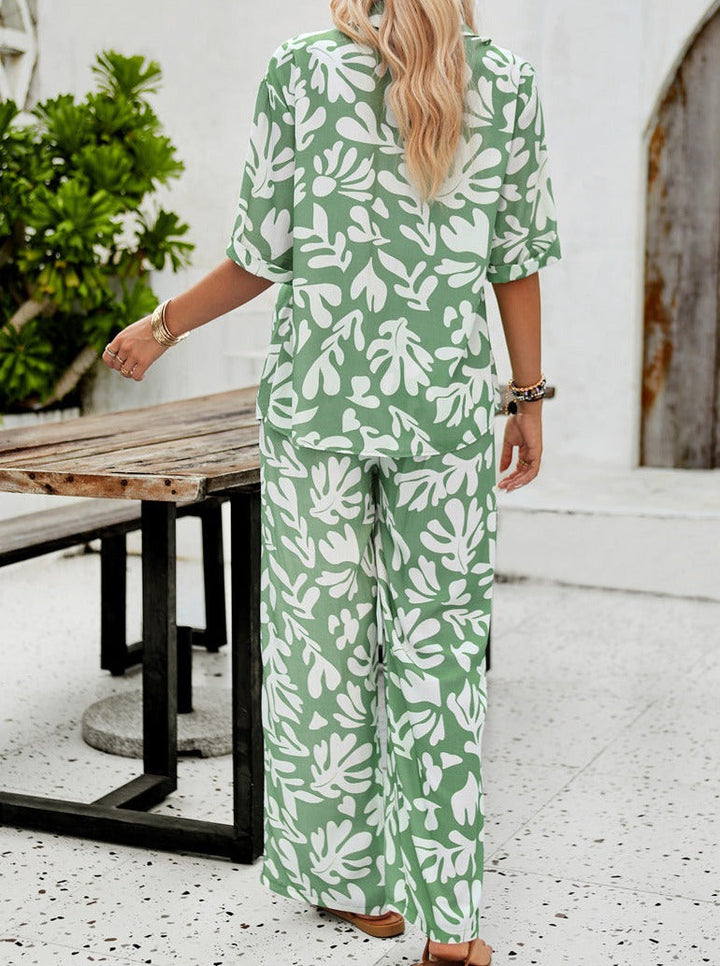 Levoire | Ensemble De Chemise Imprimée Et Pantalons