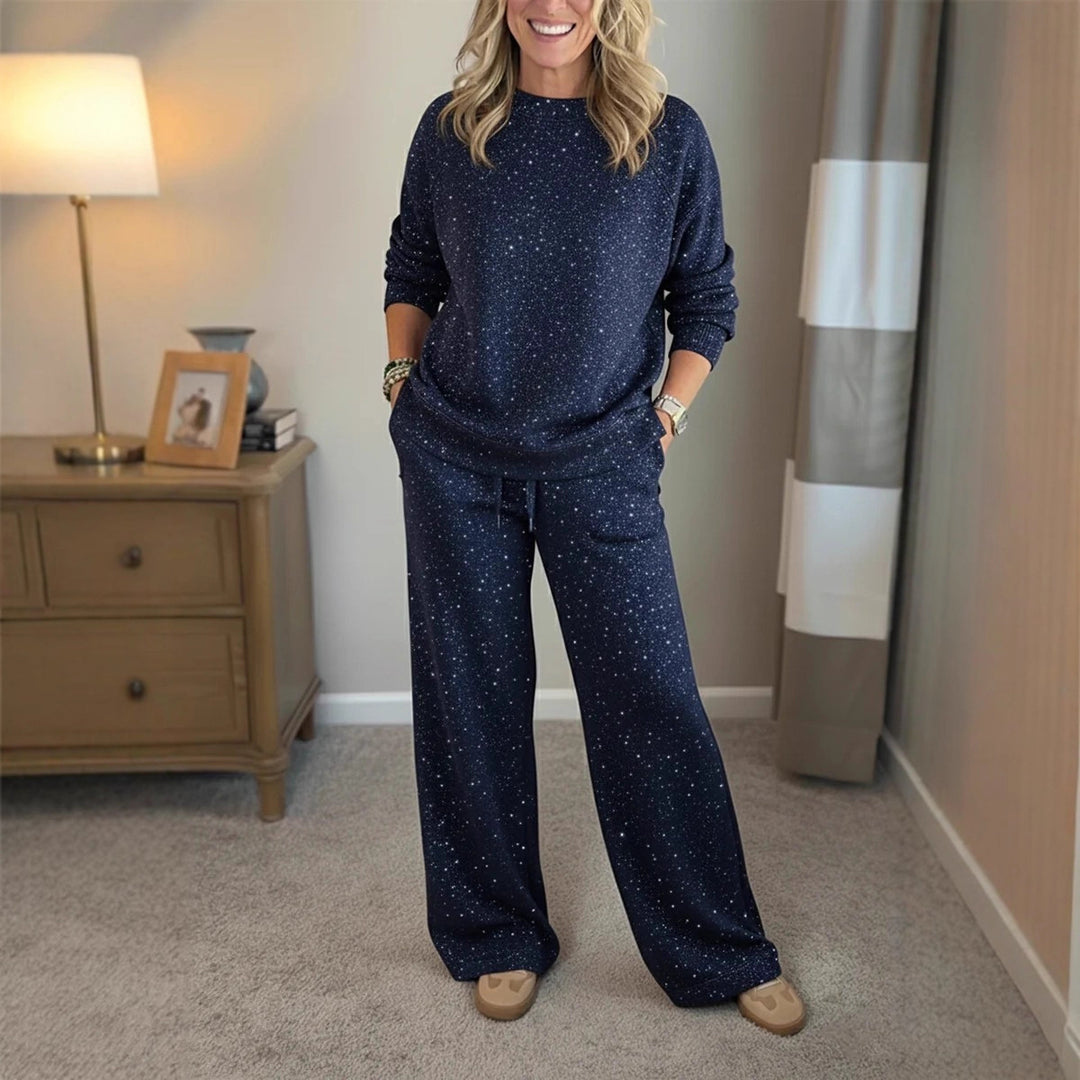 Ensemble de sweat-shirt décontracté et de pantalon de jogging pour femmes Levoire