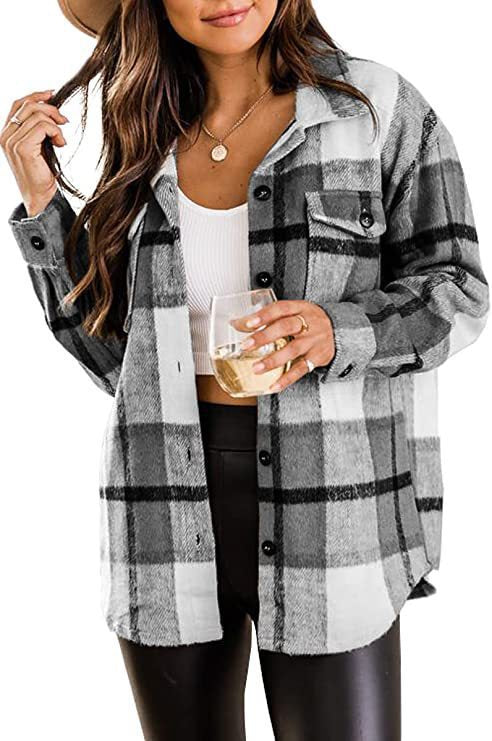 Levoire | Manteau en laine Pull en laine à manches longues Gris