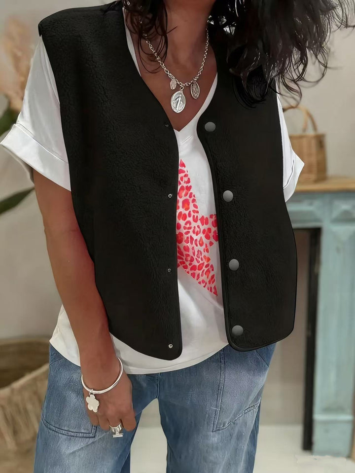 Gilet pour femmes en peluche douce Levoire
