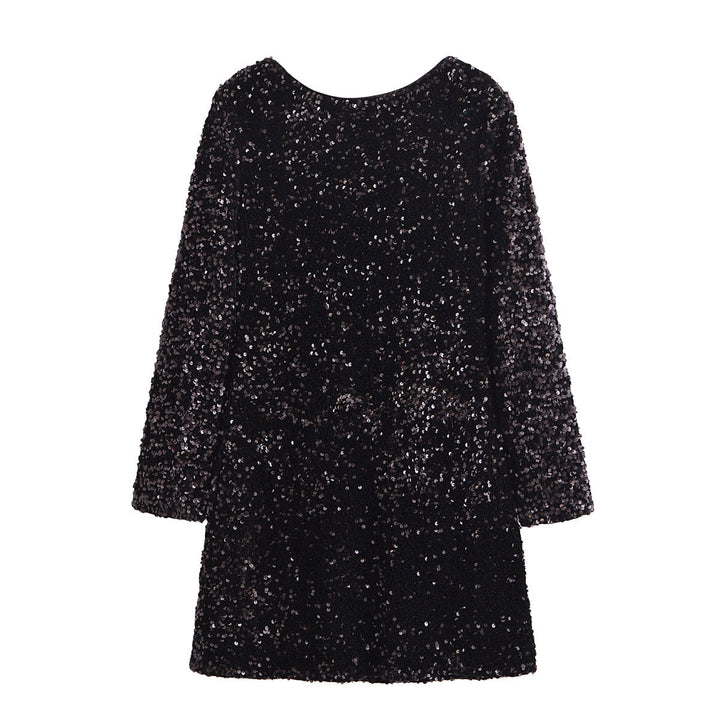 Levoire | Chic Mini Robe à Structure Dorsale noir