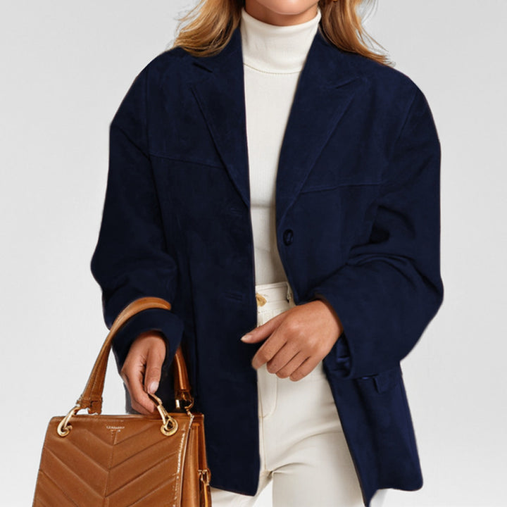 Veste en suède élégante pour femmes avec une coupe décontractée Levoire