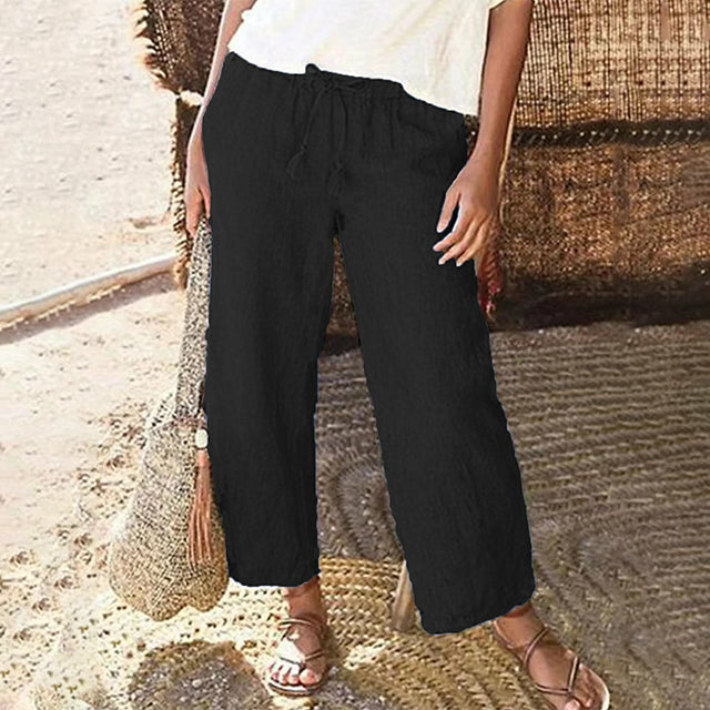 Levoire | Pantalon Un Couleur Noir