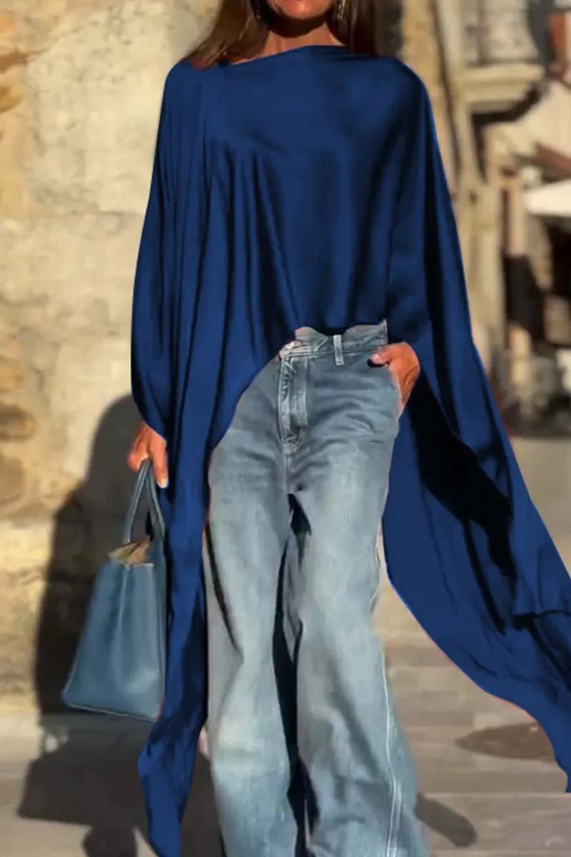 Haut surdimensionné tendance pour femmes avec une coupe fluide Levoire