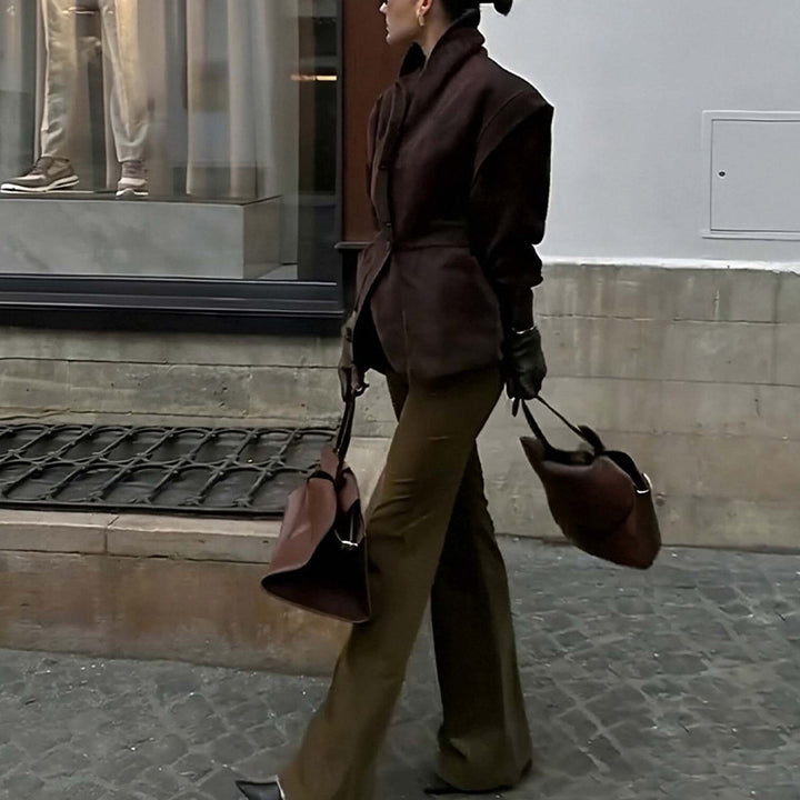 Veste oversize femme en matériau de haute qualité Levoire