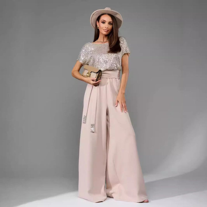Levoire | Rento Salopette Pantalons Longs Abricot Argent