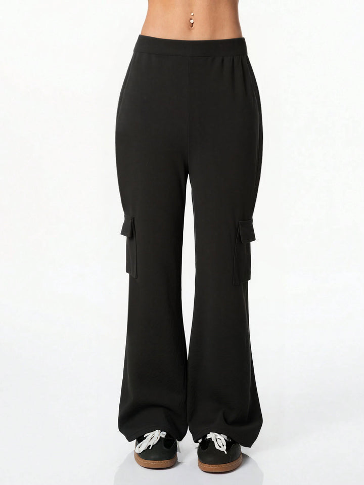 Pantalons cargo décontractés pour femmes à coupes larges Levoire