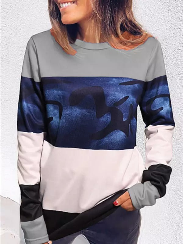 Levoire | Brun clair Col rond Sweatshirt à manches longues Gris