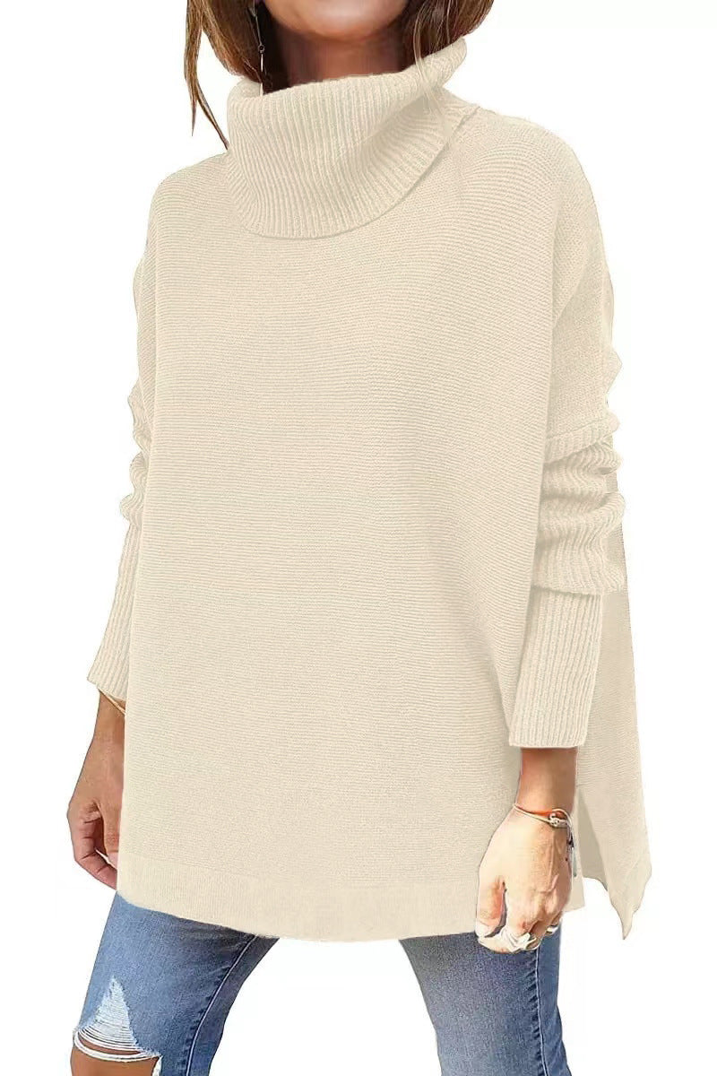 Levoire | Surdimensionné et Confortable Col Roulé Beige