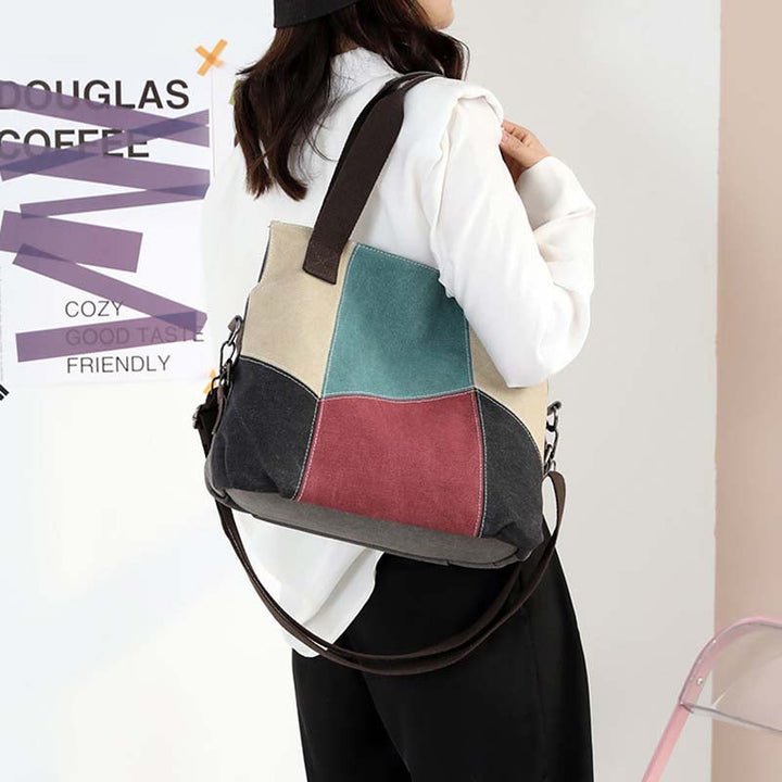 Levoire | Sac En Toile Contrasté