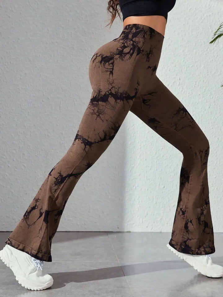 Levoire | Pantalons éléphantin Sidos coloration Noir Café