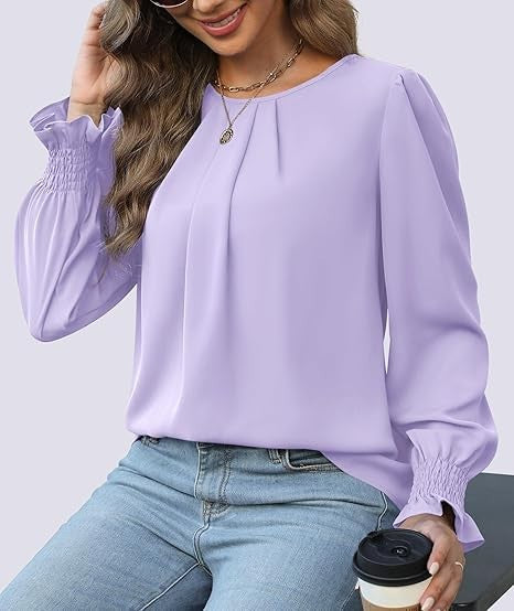 Blouse élégante pour dames avec manches bouffantes Levoire