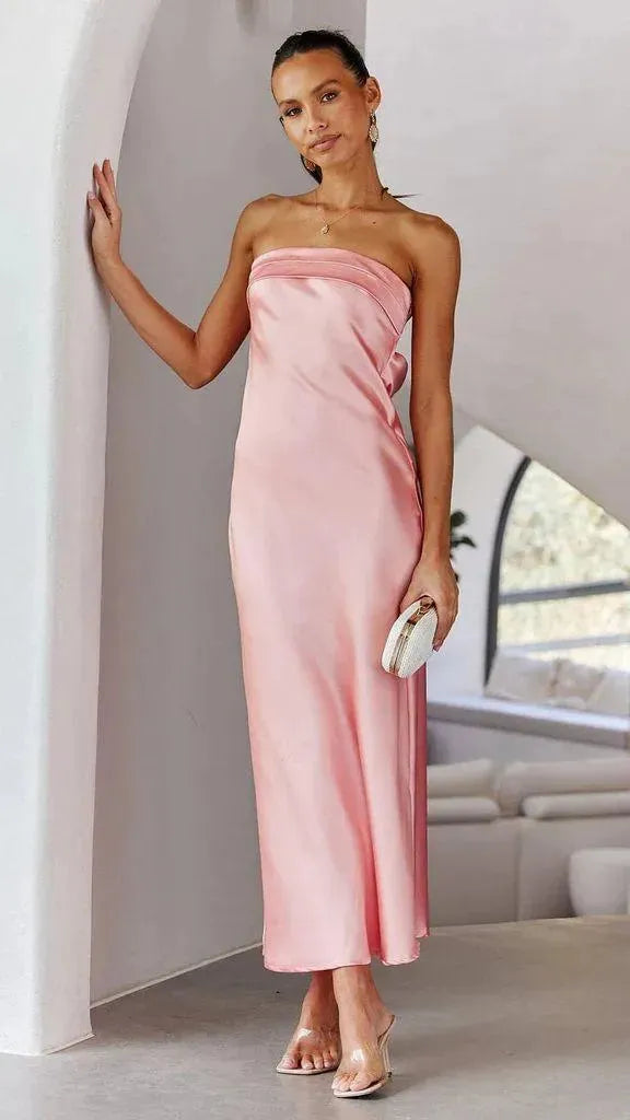 Levoire | Robe sans manches et haut sans dos Rosa