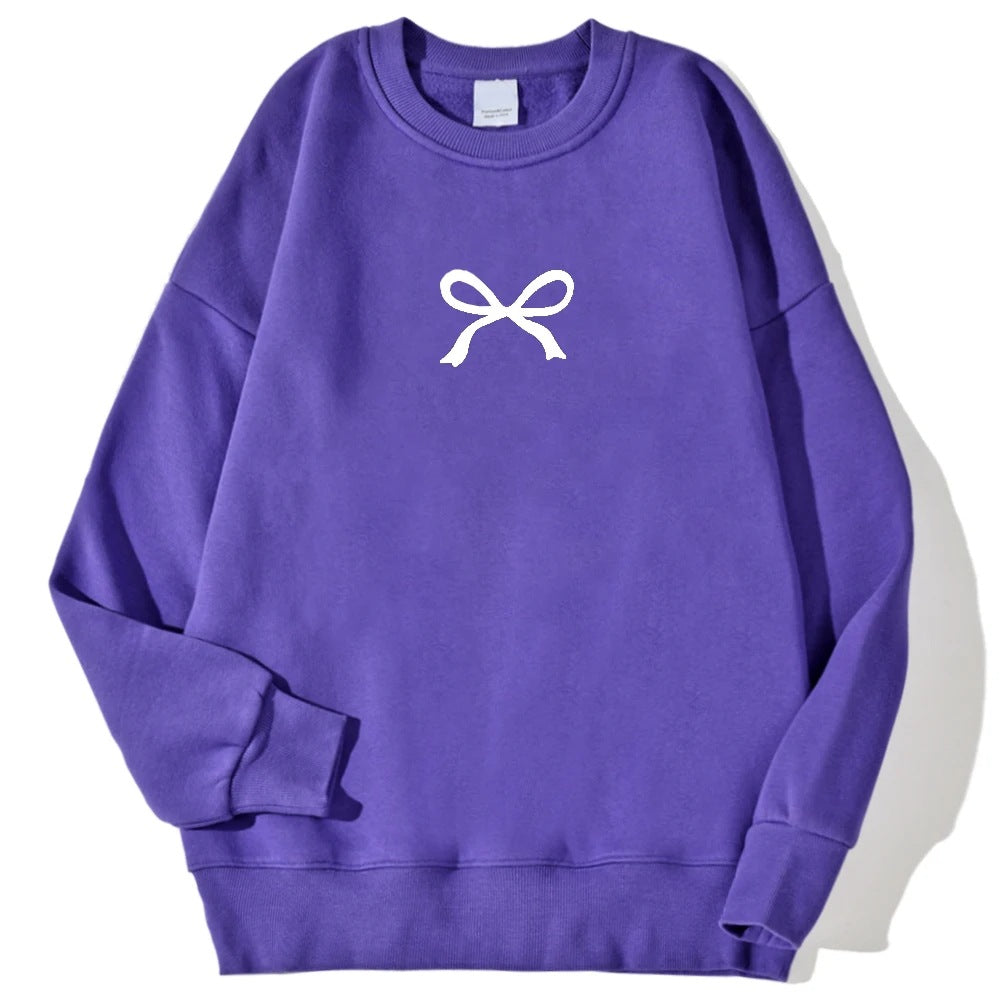 Sweat à capuche confortable pour femmes avec motif de nœud à la mode Levoire