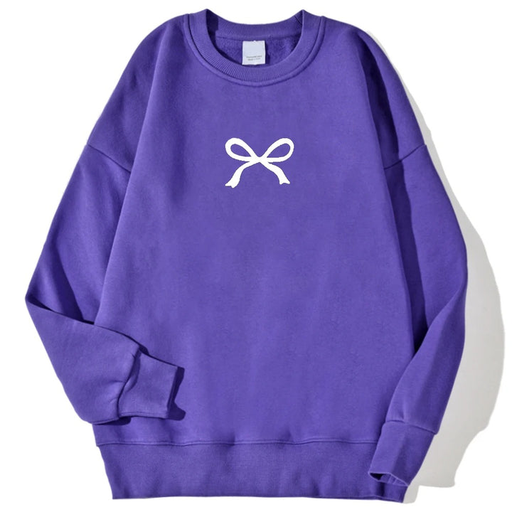 Sweat à capuche confortable pour femmes avec motif de nœud à la mode Levoire